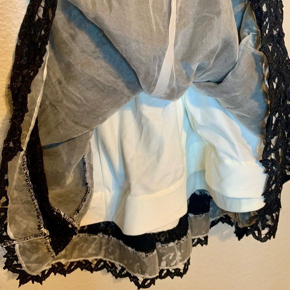 Alice + Olivia Mariel Racerback Sleeveless Cocktail Dress Guipure Lace Black 2 - Picture 12 of 14